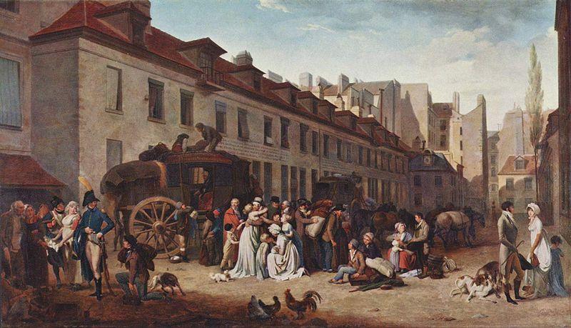Louis-Leopold Boilly The Arrival of the Diligence Germany oil painting art